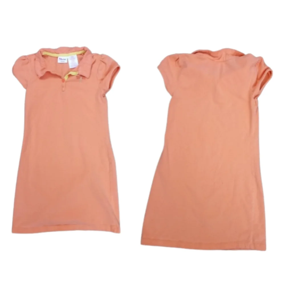 X2) Girl connection stretch orange 7/8 dress